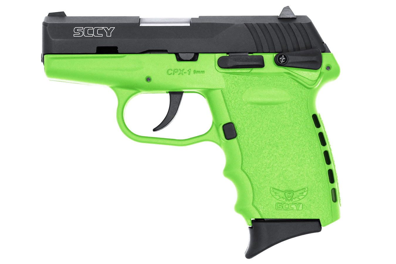 CPX-1 9mm Pistol with Lime Green Frame - Firearms | The Gun Shop