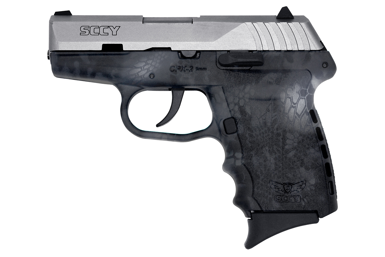 CPX-2 9mm Pistol with Kryptek Typhon Frame and Satin Stainless Slide - Firearms | The Gun Shop