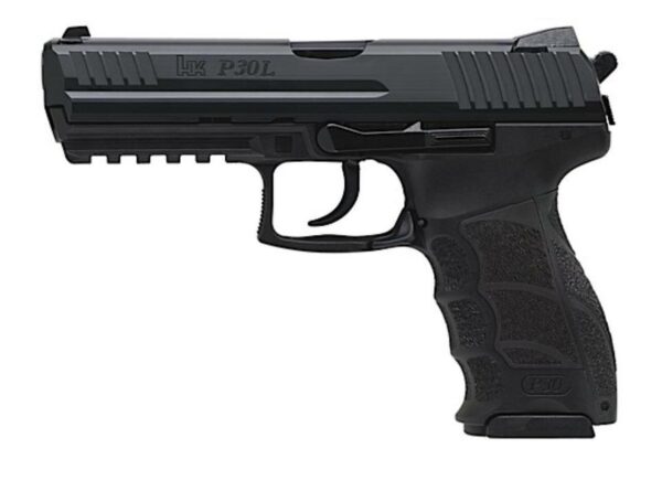 HK P30L, Long Slide (V3) DA/SA, rear decocking button, two 13rd magazines