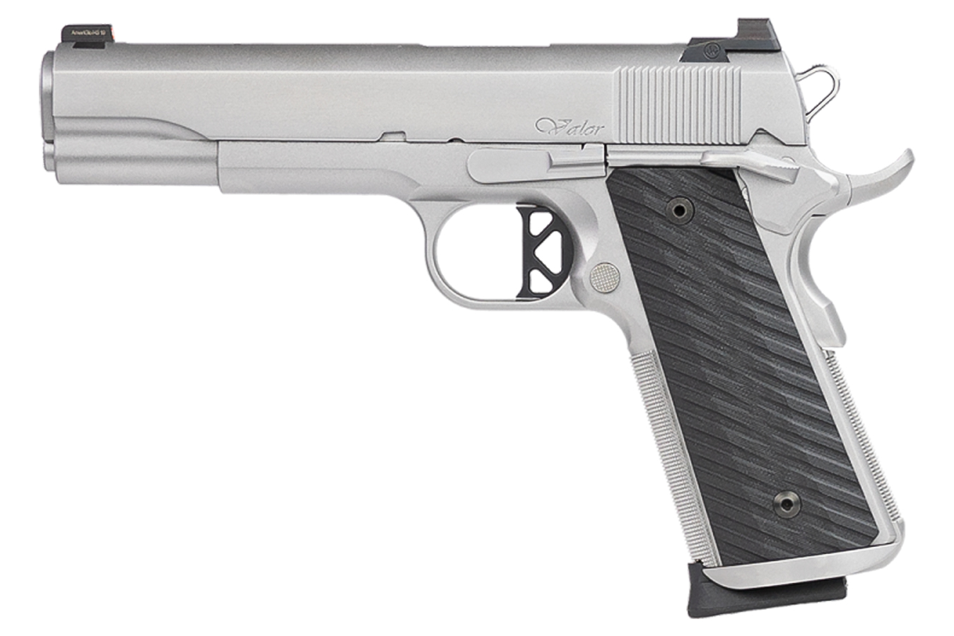 Valor Stainless 45 ACP 1911 Pistol with Black G10 Grips - 1911 Pistols | The Gun Shop