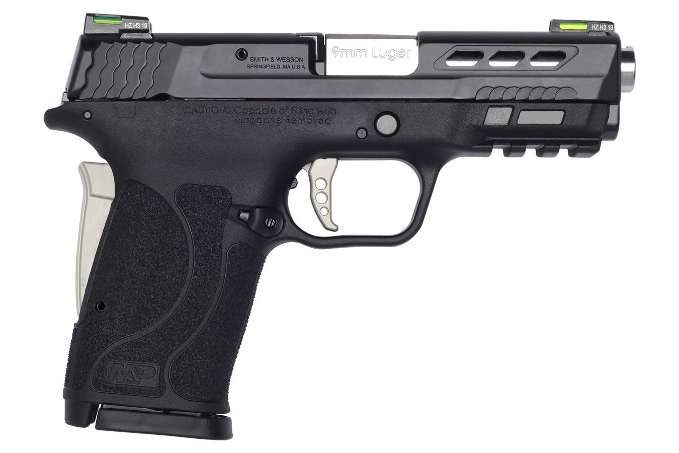 MP9 Shield EZ 9mm Performance Center Pistol with Silver Ported Barrel (No Thumb Safety) - Firearms | The Gun Shop