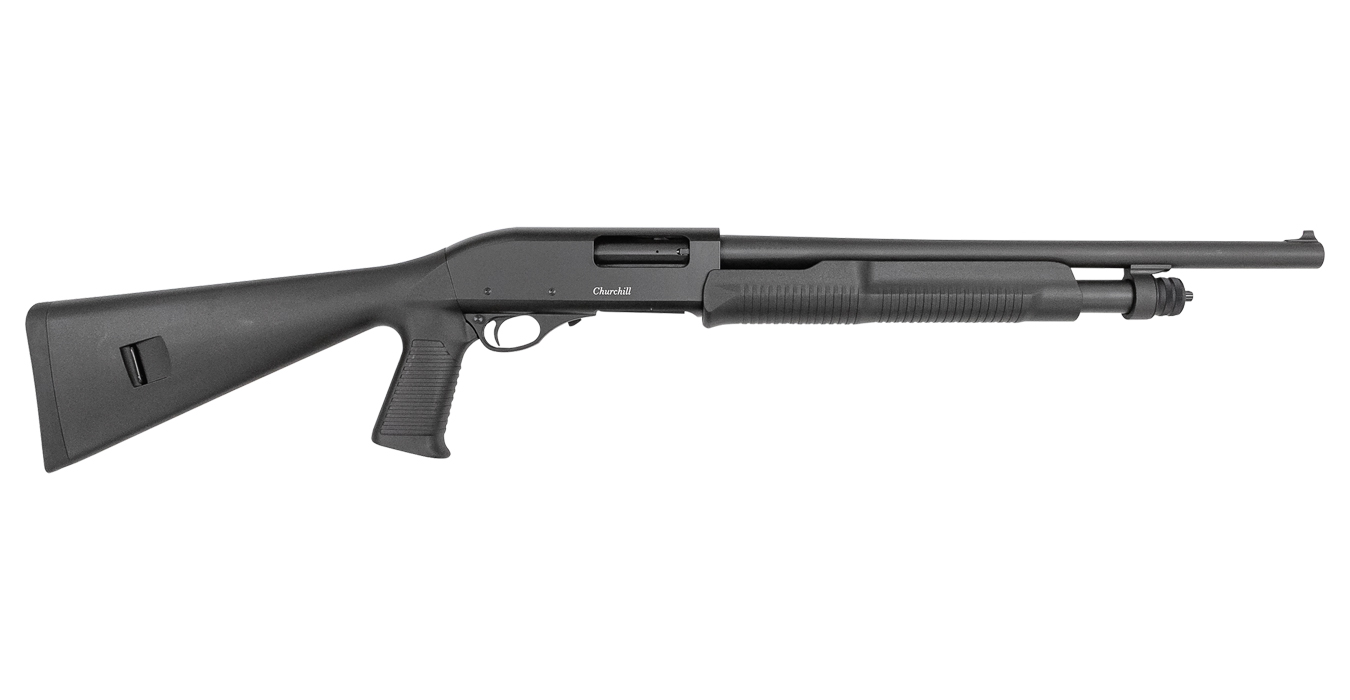 Churchill 612 12 Gauge Pump-Action Pistol Grip Shotgun - Firearms | The Gun Shop