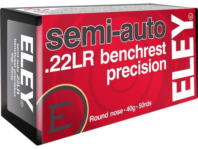 Eley Semi-Auto Benchrest Precision 22LR Ammo 40 Grain Round Nose - Aguila Ammunition | The Gun Shop