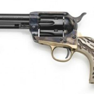 Taylor's 1873 Cattleman .45 Colt, 4.75" Barrel, Stag Imitation Grips, Blued, 6rd