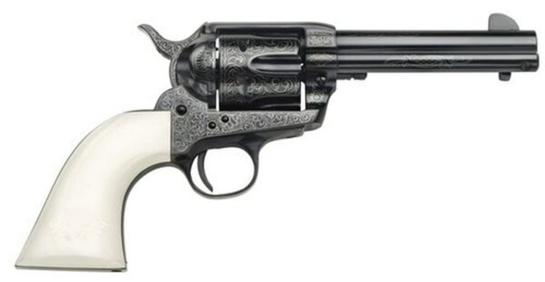 Taylors Outlaw Legacy Blue Engraved 357 Mag, 4.75" Barrel