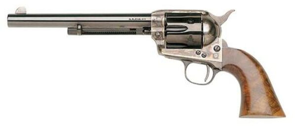 Taylor's 1873 Single Cattleman 45LC 7.5" 6rd Case Hardended Frame Blued