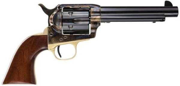 Taylor's 1873 Cattleman Ranch Hand .45LC 5.5", Wood Grip Blued, CH Frame