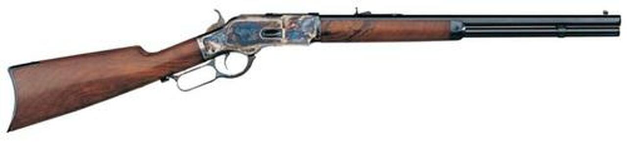Taylor's 1873 Lever .45 LC, 24.25" Octagon Barrel, Walnut Straight Stock, Case Hardened Receiver, Blued