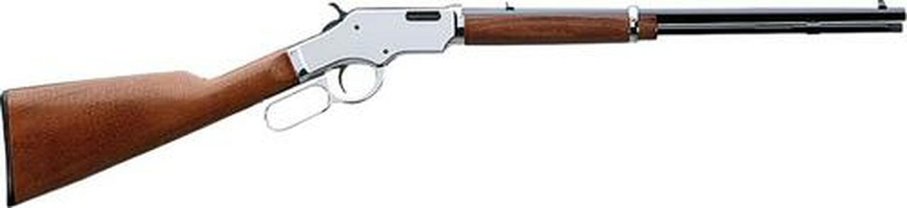 Taylor's Uberti Scout Lever 22LR 19" Barrel, Walnut Stock Chromed Rcvr/Blued Barr, 15rd