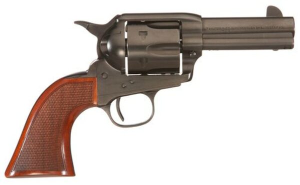 Taylors Runnin Iron Taylor Tuned Single 45 Colt 3.5" 6 rd Walnut Grip Black Nitride