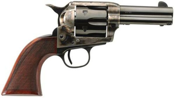 Taylor's 1873 Runnin Iron Deluxe 45 LC 3.5" 6rd Walnut CH Frame Blued