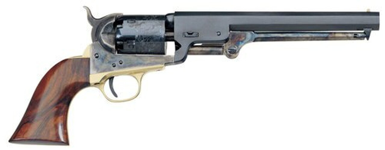 Taylor's 1851 Navy Revolver 36 Black Powder, 7.5" Post Front