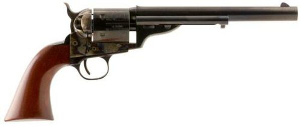 Taylor's Open-Top .38 Special, 7.5", 6rd, Walnut Army Sized Grips, Blued