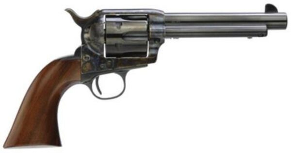 Taylor's 1873 Cattleman Gunfighter 357Mag 5.5" 6rd Wood Grip Blued