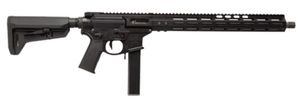 Noveske Noveske9 9mm, 16" Barrel, Geissele MCX Trigger, MagPul Stock, Black Anodized