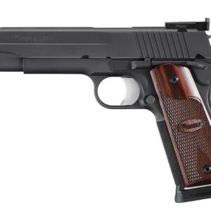 SIG 1911 Target *MA Comp 45 ACP 5 8+1 AS Rosewood Grip Black