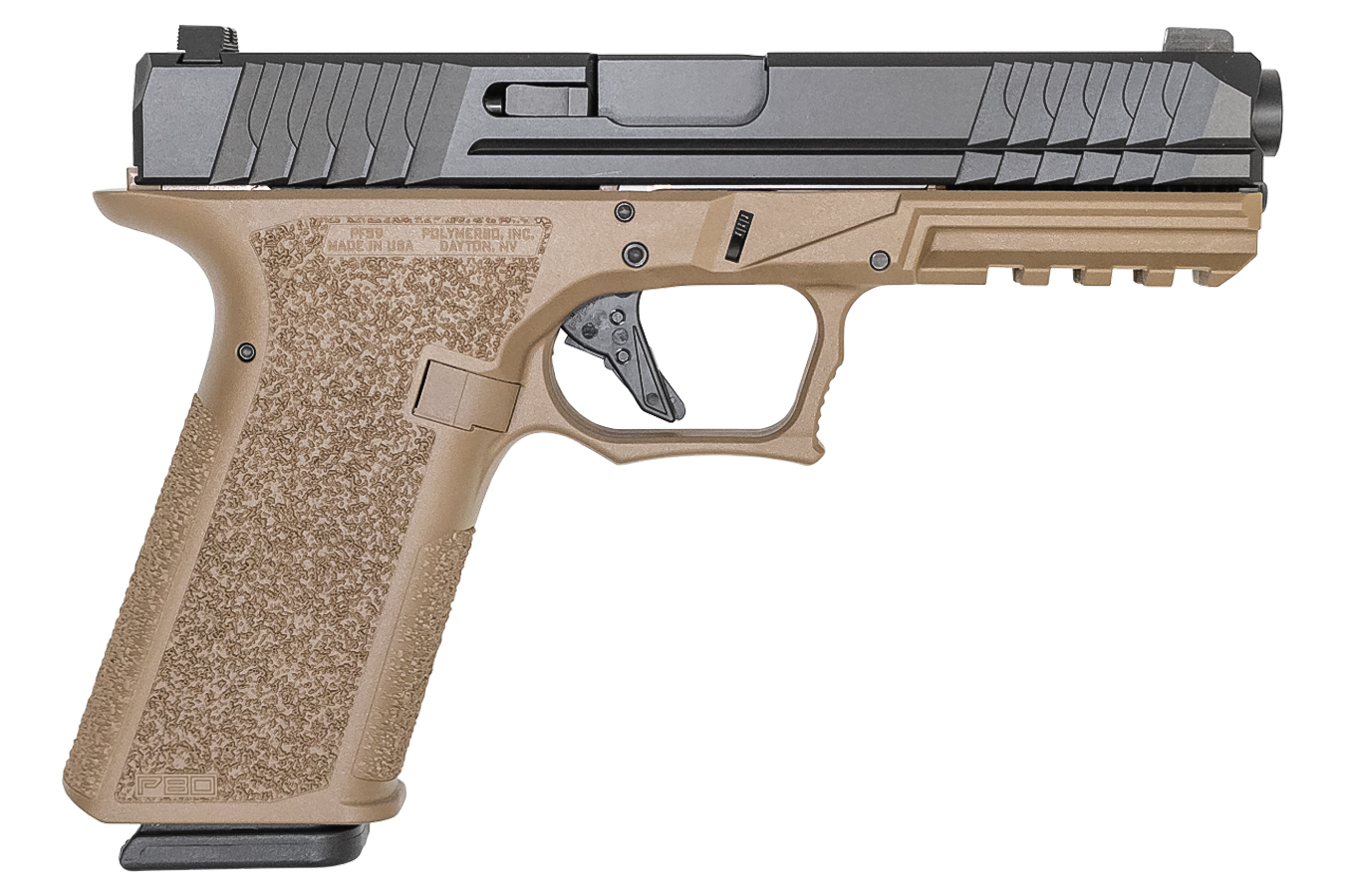 PFS9 Full-Size 9mm Striker-Fired Pistol with Flat Dark Earth Frame