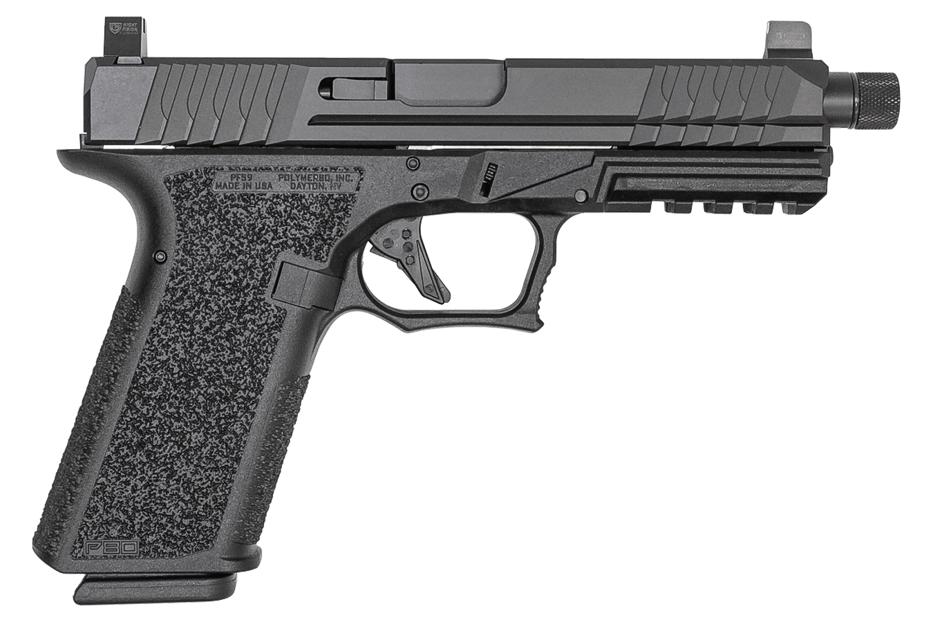PFS9 Full-Size 9mm Striker-Fired Pistol with Threaded Barrel and Night Sights - Firearms | The Gun Shop