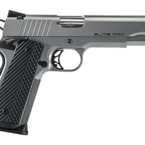 Para-Ordnance Elite Pro 45 ACP, 5" Barrel, Night Sights, SS/SS Finish, VZ Operator G10 Grips,, rd, 8 rd