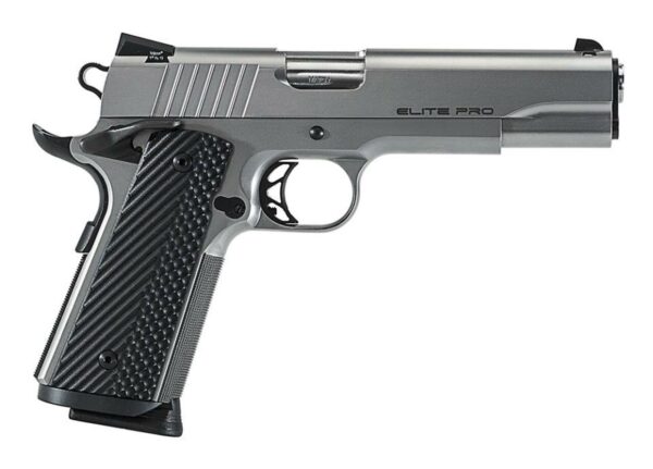 Para-Ordnance Elite Pro 45 ACP, 5" Barrel, Night Sights, SS/SS Finish, VZ Operator G10 Grips,, rd, 8 rd