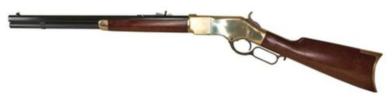 Cimarron 1866 Yellowboy Short Rifle .45 Colt 20" Barrel Standard Blue Finish Brass Frame 10rd