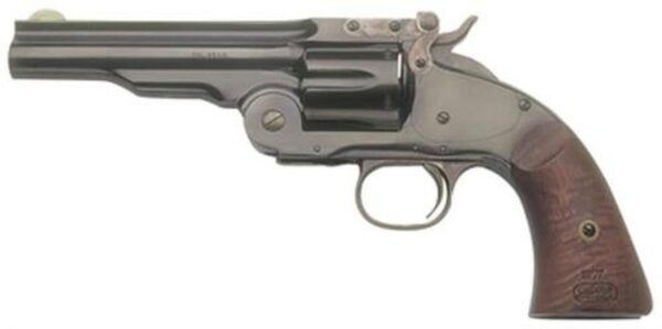 Cimarron Firearms Model 3 Schofield, .38 Special, 5", Blued, Walnut Grip, 6rd