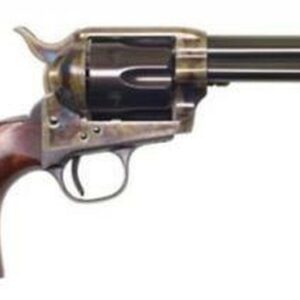 Cimarron Holy Smoker .45 Long Colt 4.75" Sterling Silver Gold Plated Cross Inlaid on Right Side of Grip Blue