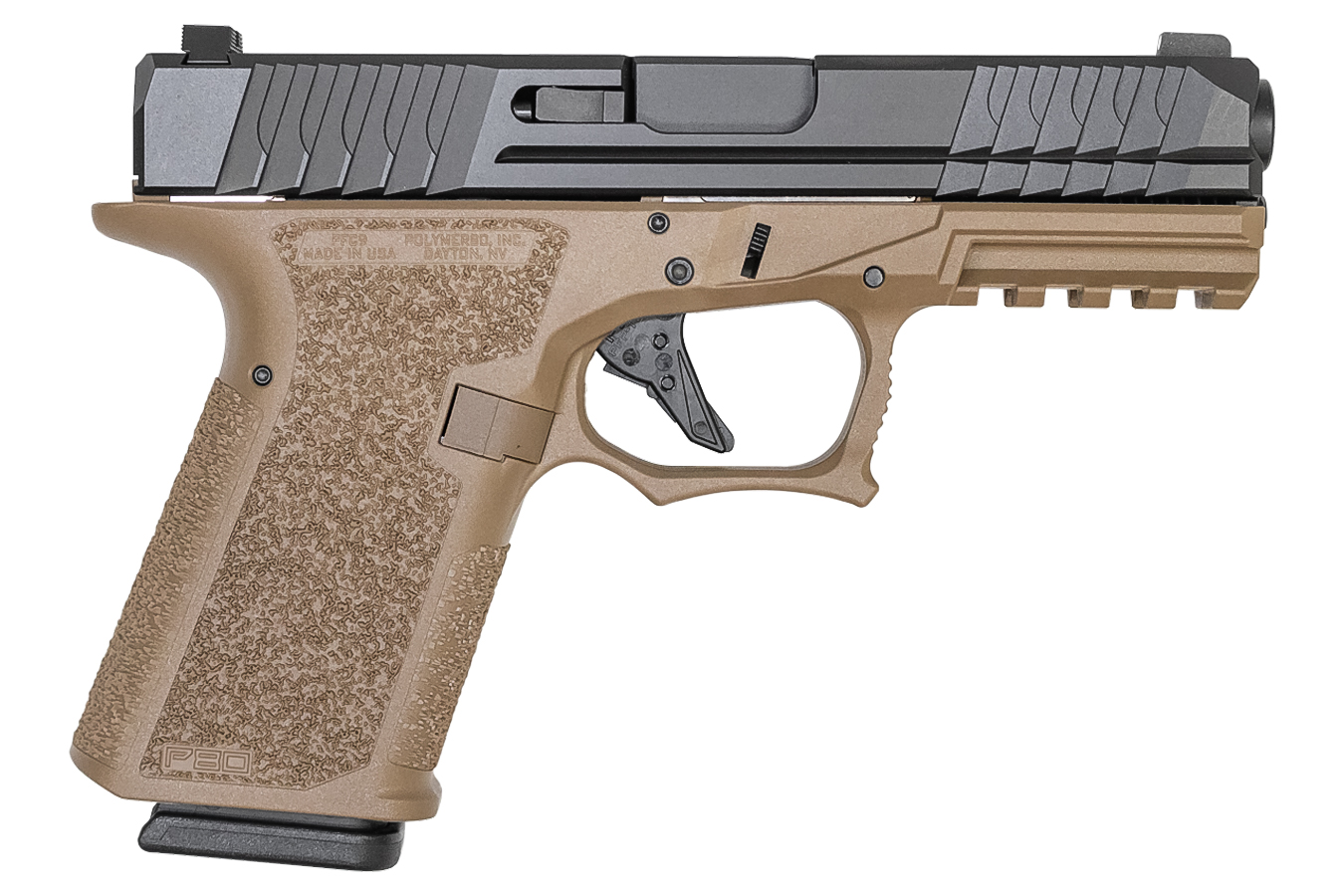 PFC9 Compact 9mm Striker-Fired Pistol with Flat Dark Earth Frame - Firearms | The Gun Shop