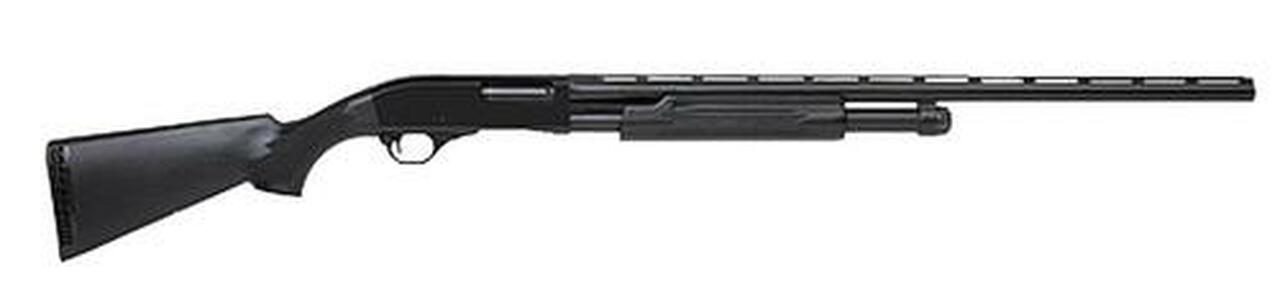 Interstate Arms Pump 12 ga 26" Mod Choke, Black Synthetic Stock, 5 rd