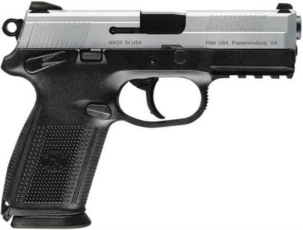 FN FNX-9 DA/SA 9mm 4" Barrel, 3-Dot 2 Mags Black Polymer Grip SS Slide, 17rd