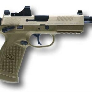 FN FNX-45 Tactical 45 ACP 5.3" Threaded Barrel Flat Dark Earth, Night Sights, 15 Round