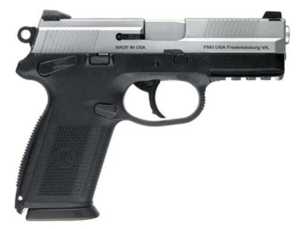 FN FNX-9 9mm, DA/SA, 4", 17rd, Black/Stainless Steel, Manual Safety