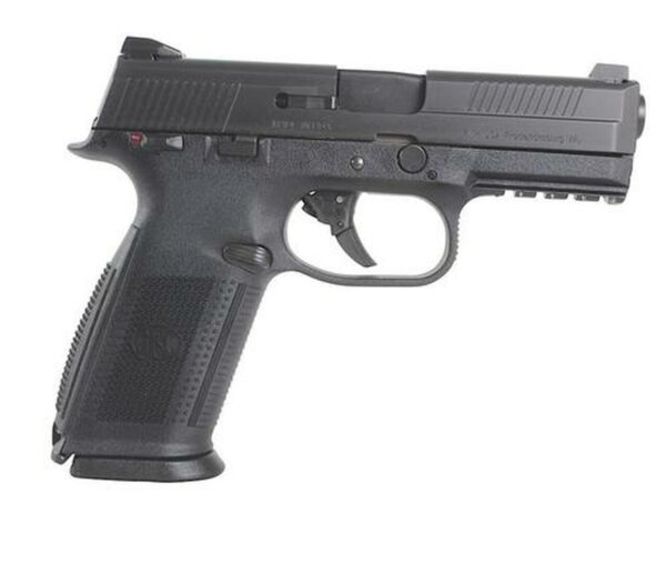 FN FNS40 Manual Safety Fixed 3 Dot NS 40S&W 4" Barrel, 3 Mags Poly Grips Black, 10rd
