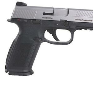 FN FNS40 Manual Safety Fxd 3 Dot NS 40S&W 4" Barrel, 3 Mags Poly Grips Black/SS, 10rd