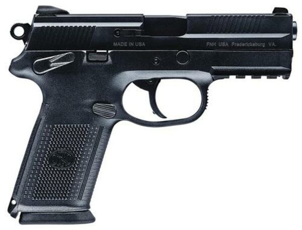 FN FNX-40 DA/SA 40S&W 4" Barrel, 3 Mags Checkered Black Poly Grip Black Slide, 10rd