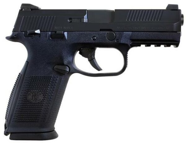 FN FNS-9 Manual Safety Fxd 3 Dot 9mm 4" Barrel, 3 Mags Poly Grips Black, 10rd