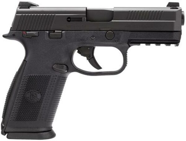 FN FNS40 Manual Safety Fxd 3 Dot 40S&W 4" Barrel, 3 Mags Poly Grips Black, 10rd