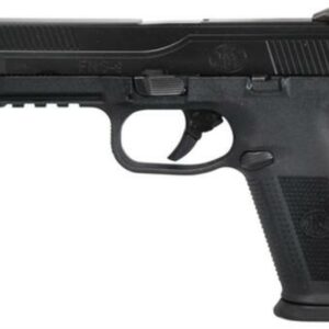 FN FNS-9L Long Slide 9mm 5" Barrel Blackened Stainless Steel Slide, Black Frame 17rd Mag
