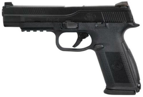 FN FNS-9L Long Slide 9mm 5" Barrel Blackened Stainless Steel Slide, Black Frame 17rd Mag