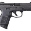 FN FNS-9C Compact 9mm 3.6" Barrel Black Slide Fixed 3-Dot Sights No Manual Safety 17rd