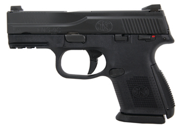 FN FNS-9C 9MM Compact, Safety 9mm 3.6" Barrel, 17 Rd Mag