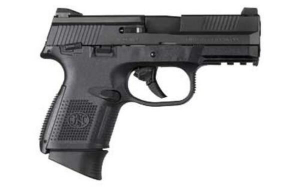 FN FNS-9C Compact DA 9mm 3.6" Barrel, Polymer Grip Black, 10rd