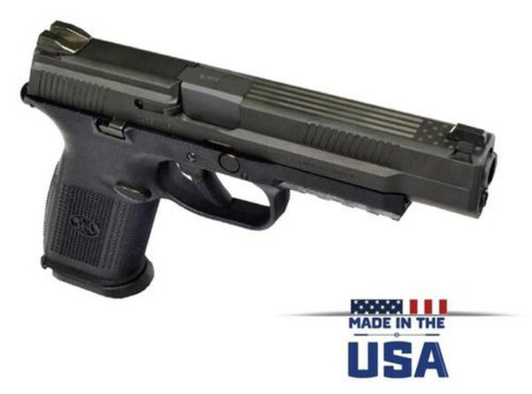 FN FNS9, 9mm, 5", 17rd, FS, US Flag Laser Engraved