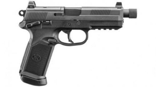 FN FNX-45 Tactical 45 ACP 5.3" Threaded Barrel, Night Sights 15 Round Gray/Black