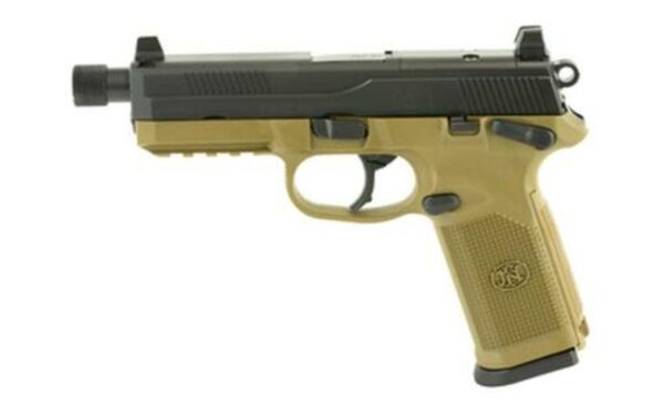 FN FNX 45 Tactical, 45 ACP, 5.3" TB, 10rd, NS, Flat Dark Earth Frame