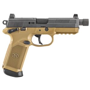 FN FNX 45 Tactical, 45 ACP, 5.3" TB, 15rd, NS, Flat Dark Earth Frame