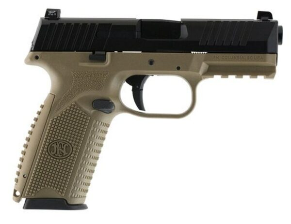 FN 509 NMS 9mm, Flat Dark Earth/Black, No-Manual Safety, LE, 17rd