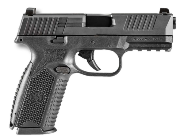 FN 509 NMS NS 4" Barrel, Black Interchangeable Backstrap Grip Black Steel Slide, 17rd