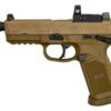 FN FNX Vortex Venom Combo 45 ACP, 5.30" Barrel, Flat Dark Earth, Interch. Backstrap, 15rd