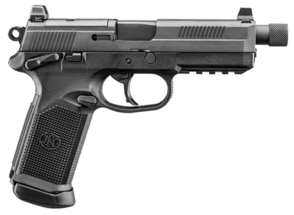 FN FNX Vortex Venom Combo 45 ACP, 5.3" Barrel, Black Stainless Steel Slide, 15rd, 66100657